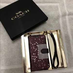 Coach iPhone X wallet case